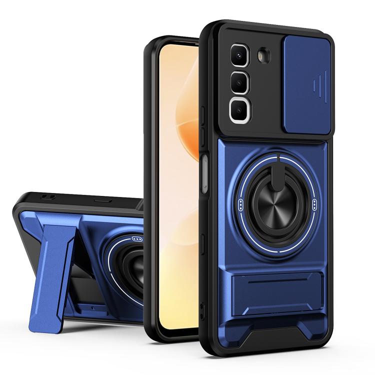 For Infinix Hot 70 4G Lens Sliding Window Multifunctional Magnetic Shockproof Phone Case(Royal Blue)
For Infinix Hot 70 4G Lens Sliding Window Multifunctional Magnetic Shockproof Phone Case(Royal Blue)