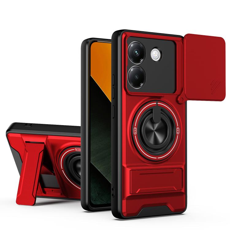 For Xiaomi Poco M7 Pro 5G Lens Sliding Window Multifunctional Magnetic Shockproof Phone Case(Red)
For Xiaomi Poco M7 Pro 5G Lens Sliding Window Multifunctional Magnetic Shockproof Phone Case(Red)