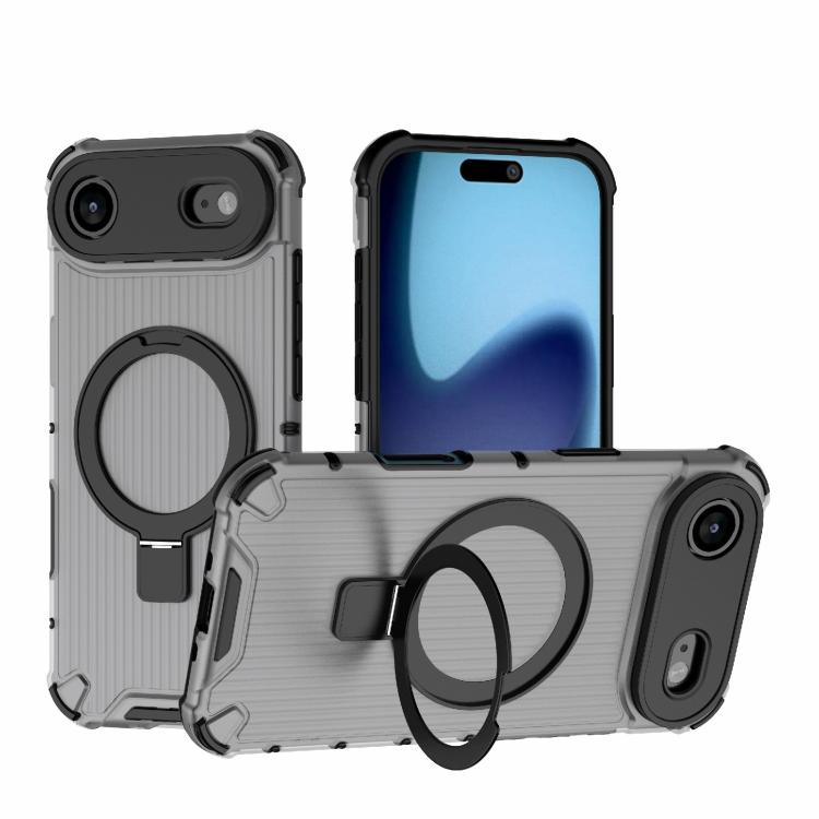 For iPhone Air Grating Holder Shockproof Phone Case(Transparent Black)
For iPhone Air Grating Holder Shockproof Phone Case(Transparent Black)