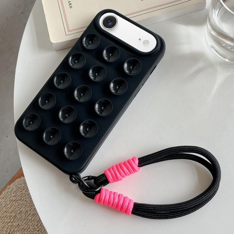 For iPhone Air Simple Suction Cup Silicone Phone Case with Lanyard(Black)
For iPhone Air Simple Suction Cup Silicone Phone Case with Lanyard(Black)