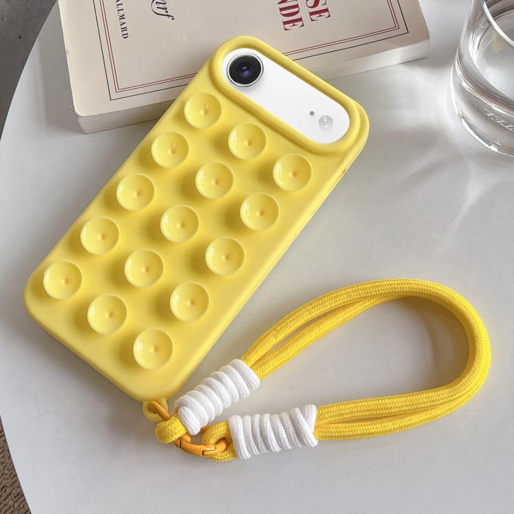 For iPhone Air Simple Suction Cup Silicone Phone Case with Lanyard(Yellow)
For iPhone Air Simple Suction Cup Silicone Phone Case with Lanyard(Yellow)