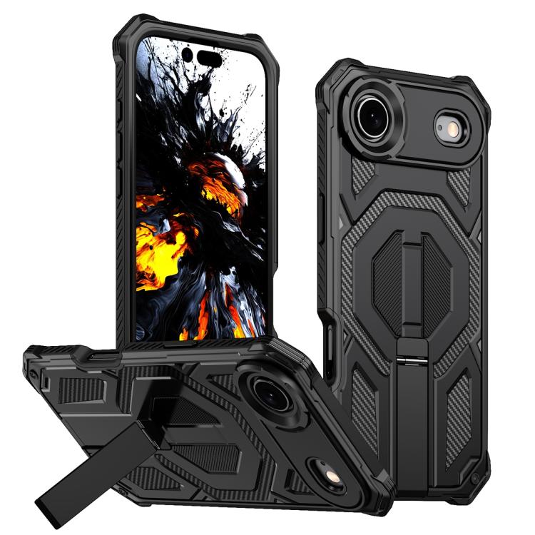 For iPhone Air Hidden Metal Holder Magnetic Shockproof Phone Case(Black)
For iPhone Air Hidden Metal Holder Magnetic Shockproof Phone Case(Black)