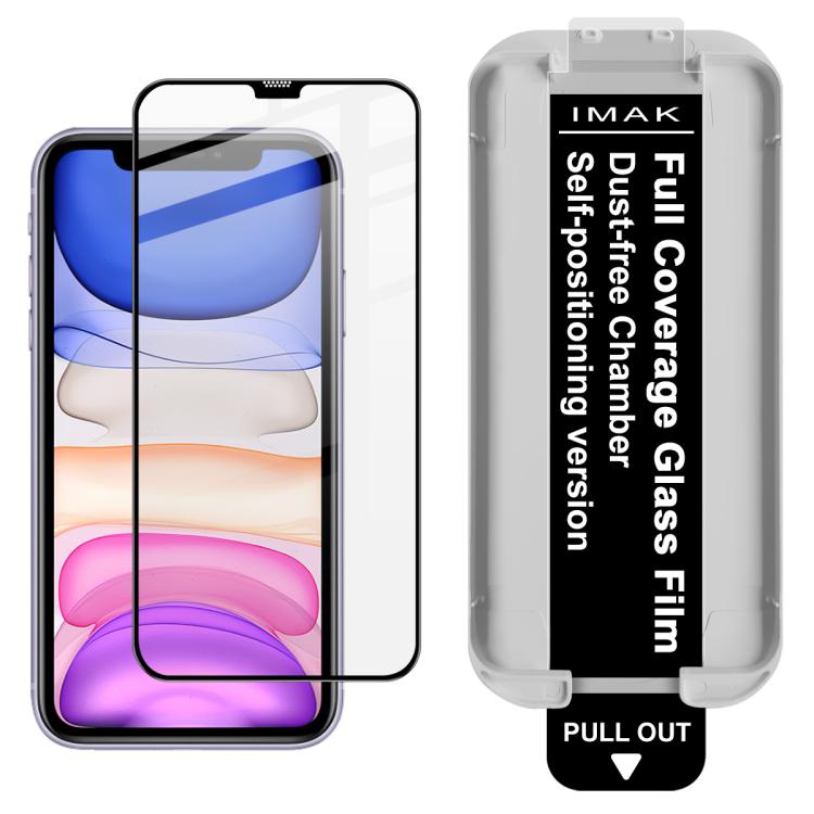 For iPhone 11 / XR imak Dust-free Chamber Locator Full Coverage Tempered Glass Film
For iPhone 11 / XR imak Dust-free Chamber Locator Full Coverage Tempered Glass Film