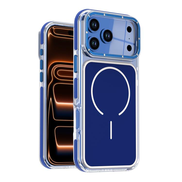 For iPhone 17 Pro Vibrant Dual-color TPU + Acrylic Magnetic Phone Case(Blue)
For iPhone 17 Pro Vibrant Dual-color TPU + Acrylic Magnetic Phone Case(Blue)