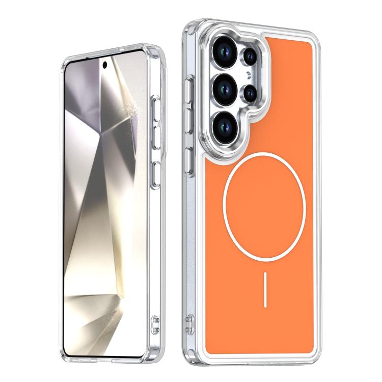 For Samsung Galaxy S24 Ultra 5G Bright Shadow Two-color MagSafe Magnetic Phone Case(Orange)
For Samsung Galaxy S24 Ultra 5G Bright Shadow Two-color MagSafe Magnetic Phone Case(Orange)