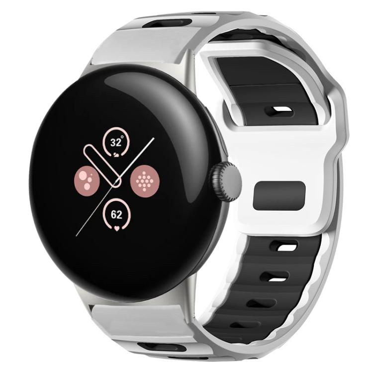 For Google Pixel Watch 4 / 3 45mm xDfind Flat-head Dual-color Silicone Watch Band(White+Black)
For Google Pixel Watch 4 / 3 45mm xDfind Flat-head Dual-color Silicone Watch Band(White+Black)