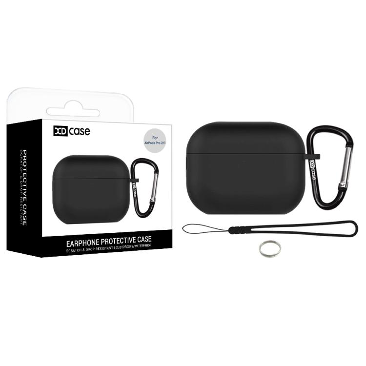 For AirPods Pro 2 / 1 XDcase 2.5mm Thick Silicone Earbud Protective Case with Hook(Black)
For AirPods Pro 2 / 1 XDcase 2.5mm Thick Silicone Earbud Protective Case with Hook(Black)