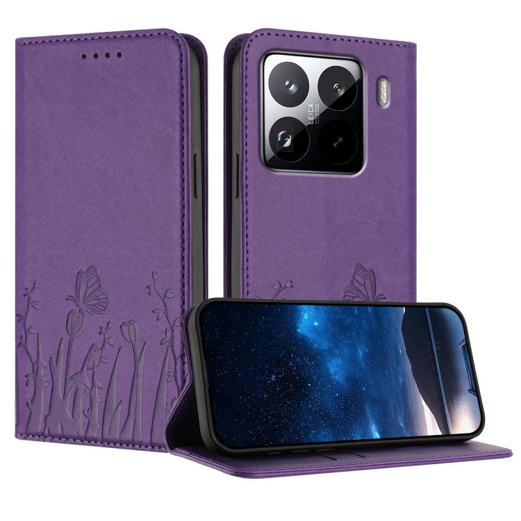 For Xiaomi 15S Pro Tulips Butterfly Pattern Magnetic Vegan Leather Phone Case(Dark Purple)
For Xiaomi 15S Pro Tulips Butterfly Pattern Magnetic Vegan Leather Phone Case(Dark Purple)