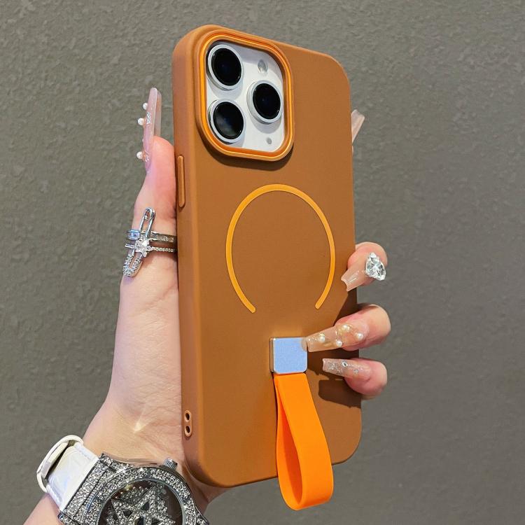 For iPhone 11 Pro Skin-feel Magnetic TPU Phone Case with Silicone Strap(Brown)
For iPhone 11 Pro Skin-feel Magnetic TPU Phone Case with Silicone Strap(Brown)