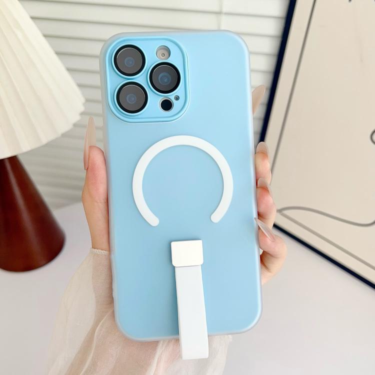 For iPhone 13 Pro Max Eagle Eye Dual-layer Jelly Magnetic Phone Case with Silicone Strap & Lens Film(Sky Blue)
For iPhone 13 Pro Max Eagle Eye Dual-layer Jelly Magnetic Phone Case with Silicone Strap & Lens Film(Sky Blue)