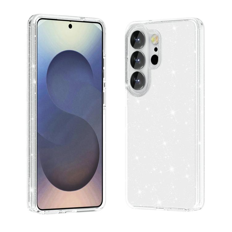 For Samsung Galaxy S26 Ultra 5G Shockproof Terminator Glitter Powder Phone Case(White)
For Samsung Galaxy S26 Ultra 5G Shockproof Terminator Glitter Powder Phone Case(White)