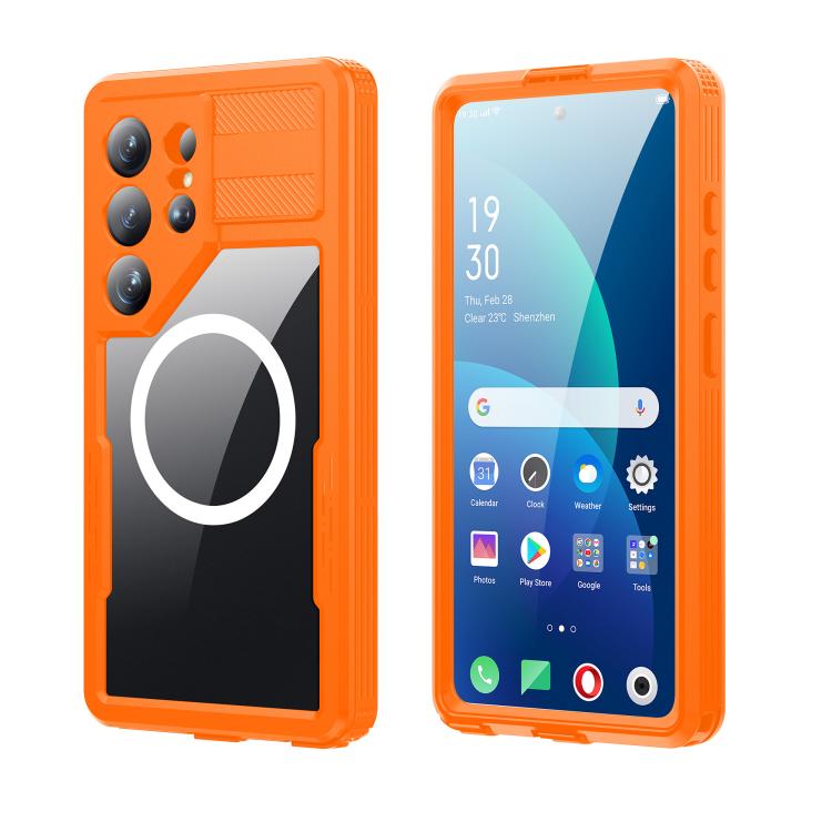 For Samsung Galaxy S26 Ultra 5G RedPepper IP68 Waterproof Triple-proof MagSafe Phone Case(Orange)
For Samsung Galaxy S26 Ultra 5G RedPepper IP68 Waterproof Triple-proof MagSafe Phone Case(Orange)