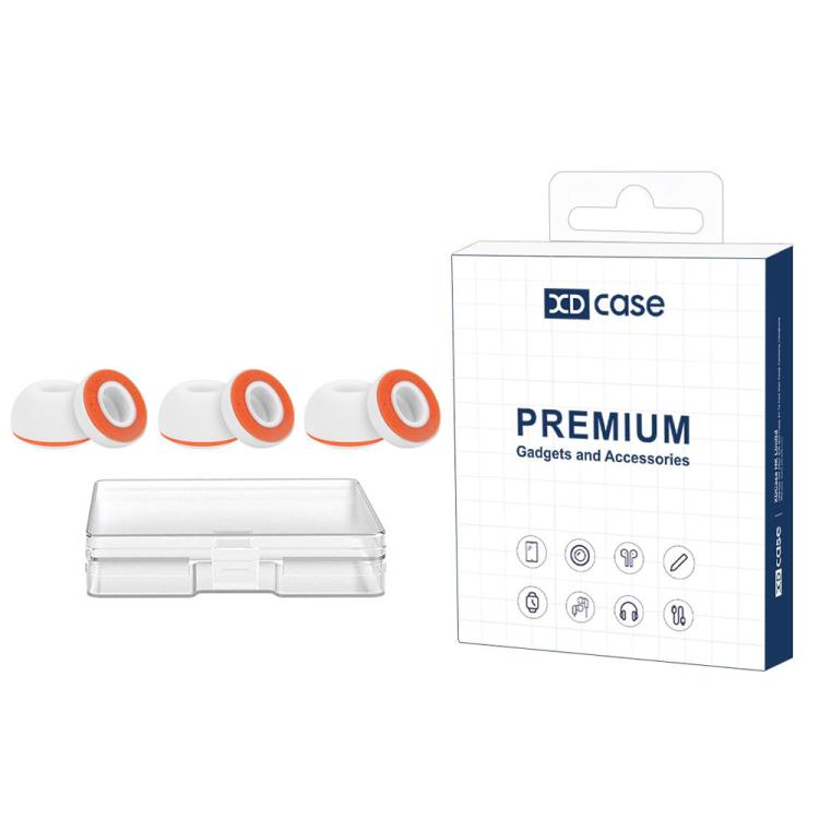 For AirPods Pro 3 XDcase 3 Pairs Replacement Silicone Sponge Ear Tips, M Size(White Orange)
For AirPods Pro 3 XDcase 3 Pairs Replacement Silicone Sponge Ear Tips, M Size(White Orange)