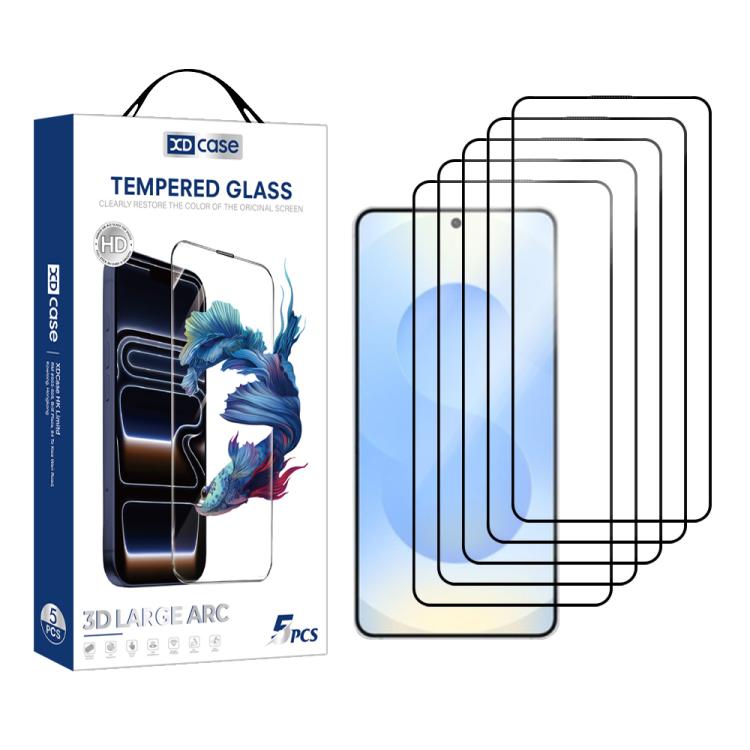 For Samsung Galaxy S25+ 5G XDcase 5pcs / Pack Silk Screen Printed HD Tempered Glass Film, Support Fingerprint Unlock
For Samsung Galaxy S25+ 5G XDcase 5pcs / Pack Silk Screen Printed HD Tempered Glass Film, Support Fingerprint Unlock