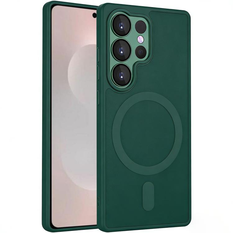 For Samsung Galaxy S26 Ultra 5G XDcase Skin Feel Magnetic Frosted Phone Case with Lens Film(Green)
For Samsung Galaxy S26 Ultra 5G XDcase Skin Feel Magnetic Frosted Phone Case with Lens Film(Green)
