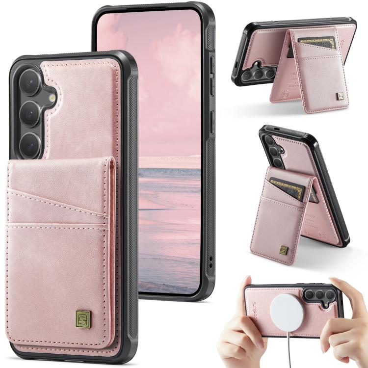For Samsung Galaxy S26 5G AutSpace A12 MagSafe Magnetic RFID Card Bag Phone Case(Rose Gold)
For Samsung Galaxy S26 5G AutSpace A12 MagSafe Magnetic RFID Card Bag Phone Case(Rose Gold)