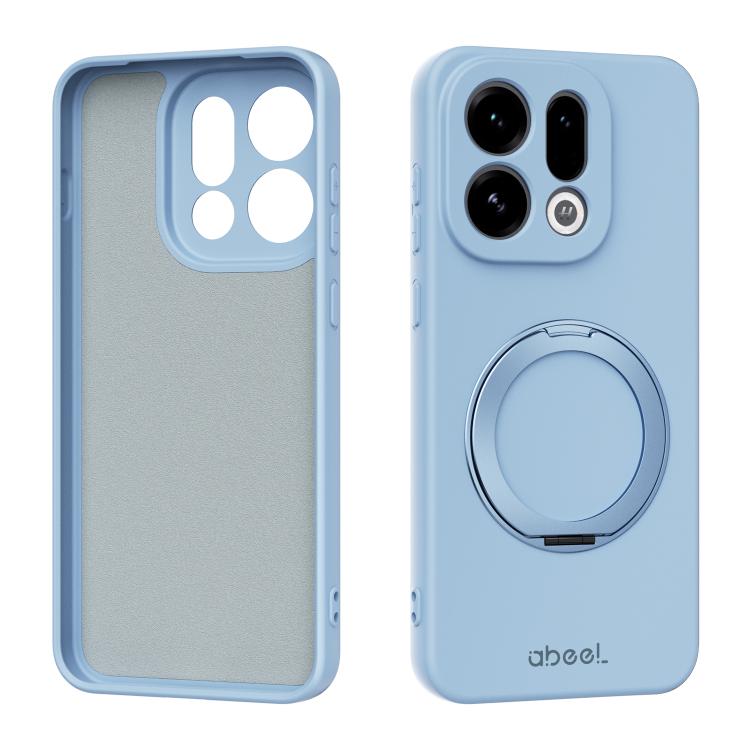 For OPPO Find X9 ABEEL Skin-friendly Feel Magnetic Liquid Silicone Phone Case with Holder(Sky Blue)
For OPPO Find X9 ABEEL Skin-friendly Feel Magnetic Liquid Silicone Phone Case with Holder(Sky Blue)