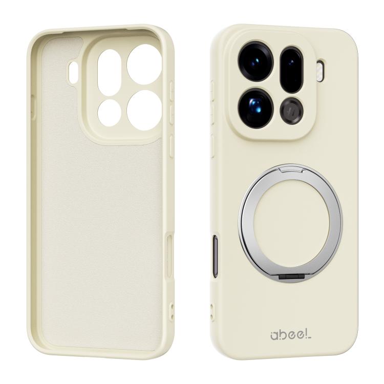 For OPPO Find X9 Pro ABEEL Skin-friendly Feel Magnetic Liquid Silicone Phone Case with Holder(Yellow)
For OPPO Find X9 Pro ABEEL Skin-friendly Feel Magnetic Liquid Silicone Phone Case with Holder(Yellow)