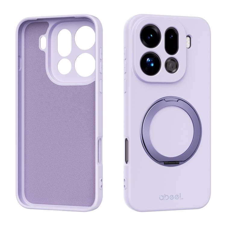 For OPPO Find X9 Pro ABEEL Skin-friendly Feel Magnetic Liquid Silicone Phone Case with Holder(Lilac Purple)
For OPPO Find X9 Pro ABEEL Skin-friendly Feel Magnetic Liquid Silicone Phone Case with Holder(Lilac Purple)