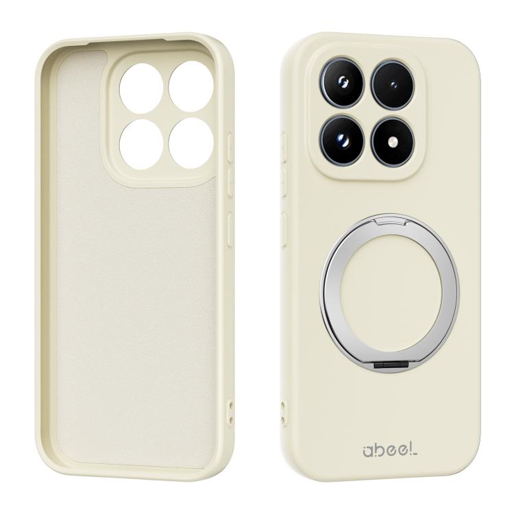 For Xiaomi 17 ABEEL Skin-friendly Feel Magnetic Liquid Silicone Phone Case with Holder(Yellow)
For Xiaomi 17 ABEEL Skin-friendly Feel Magnetic Liquid Silicone Phone Case with Holder(Yellow)