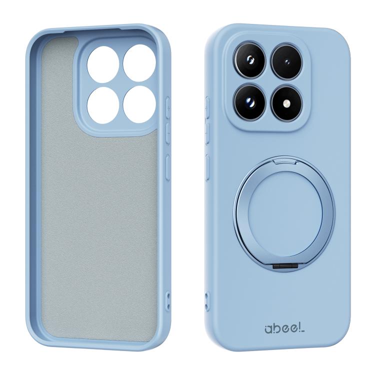 For Xiaomi 17 ABEEL Skin-friendly Feel Magnetic Liquid Silicone Phone Case with Holder(Sky Blue)
For Xiaomi 17 ABEEL Skin-friendly Feel Magnetic Liquid Silicone Phone Case with Holder(Sky Blue)