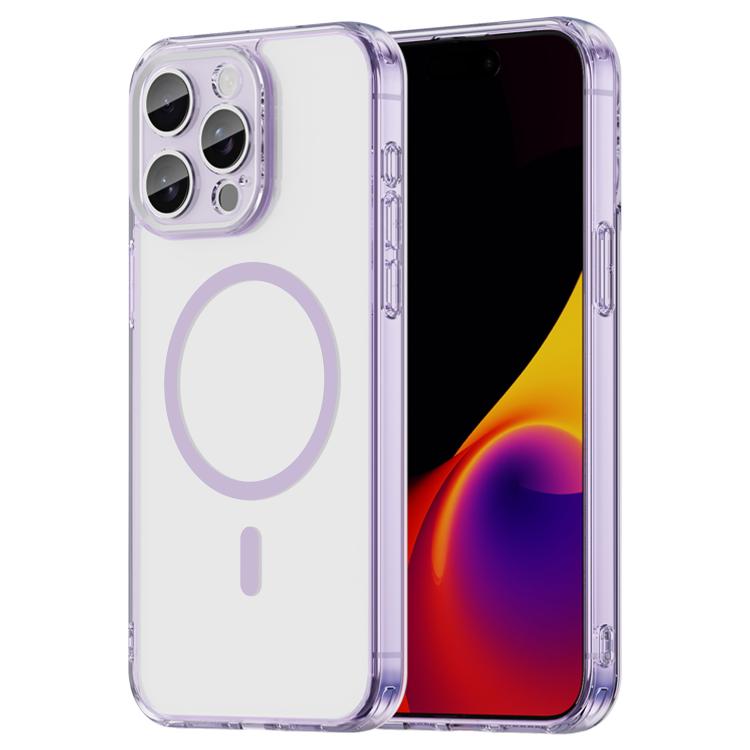 For iPhone 15 Pro Max PC Hybrid TPU Airbag Shockproof MagSafe Phone Case(Transparent Purple)
For iPhone 15 Pro Max PC Hybrid TPU Airbag Shockproof MagSafe Phone Case(Transparent Purple)