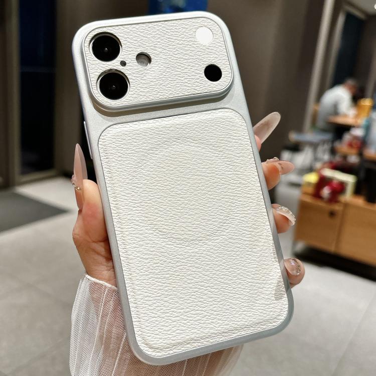 For iPhone 16 Transforms Into 17 Large Window Litchi Texture Magnetic Phone Case(White)
For iPhone 16 Transforms Into 17 Large Window Litchi Texture Magnetic Phone Case(White)