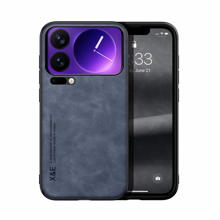 For Xiaomi 17 Pro Skin Feel Magnetic Leather Back Phone Case(Blue)
For Xiaomi 17 Pro Skin Feel Magnetic Leather Back Phone Case(Blue)