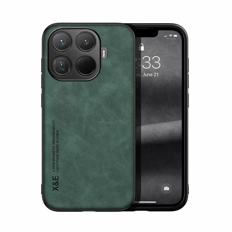 For Xiaomi 15T Pro 5G Skin Feel Magnetic Leather Back Phone Case(Green)
For Xiaomi 15T Pro 5G Skin Feel Magnetic Leather Back Phone Case(Green)