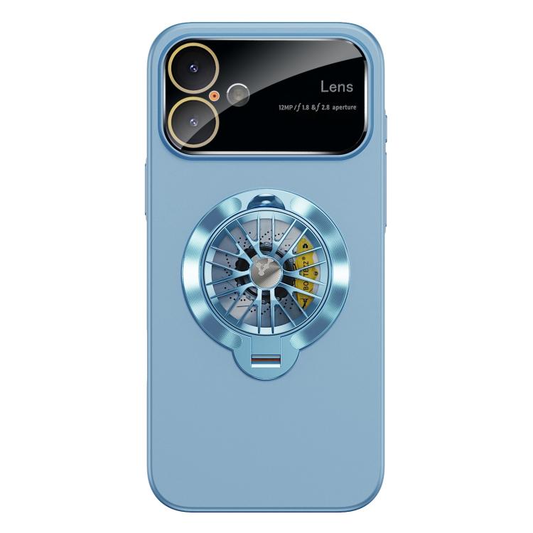 For iPhone 17 Glaze PC Camera Window Gyro Kickstand Magnetic Phone Case(Blue)
For iPhone 17 Glaze PC Camera Window Gyro Kickstand Magnetic Phone Case(Blue)