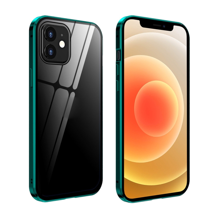 Double Sides Tempered Glass Magnetic Adsorption Metal Frame Anti-peep Screen Case For iPhone 12 mini(Bright Green)
Double Sides Tempered Glass Magnetic Adsorption Metal Frame Anti-peep Screen Case For iPhone 12 mini(Bright Green)