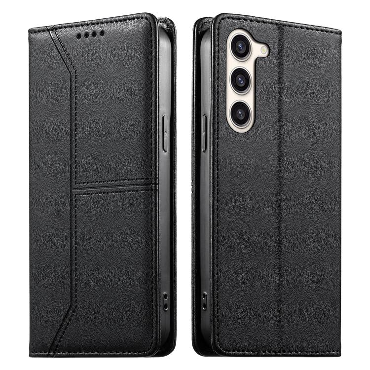 For Samsung Galaxy S23+ 5G Stitched Line Magnetic RFID Vegan Leather Phone Case(Black)
For Samsung Galaxy S23+ 5G Stitched Line Magnetic RFID Vegan Leather Phone Case(Black)
