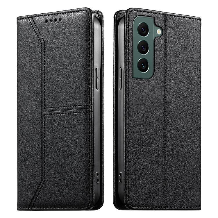 For Samsung Galaxy S22+ 5G Stitched Line Magnetic RFID Vegan Leather Phone Case(Black)
For Samsung Galaxy S22+ 5G Stitched Line Magnetic RFID Vegan Leather Phone Case(Black)