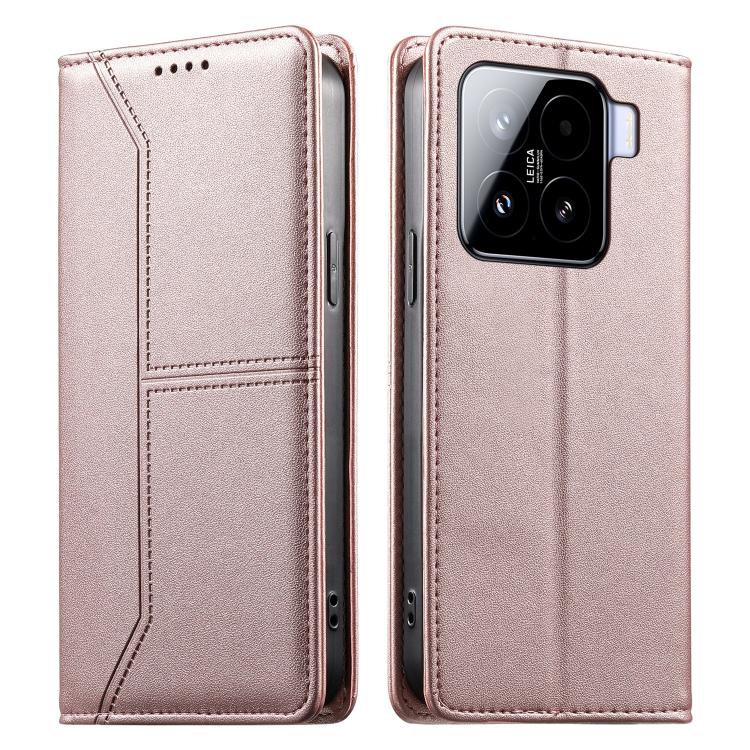 For Xiaomi 15 Stitched Line Magnetic RFID Vegan Leather Phone Case(Pink)
For Xiaomi 15 Stitched Line Magnetic RFID Vegan Leather Phone Case(Pink)