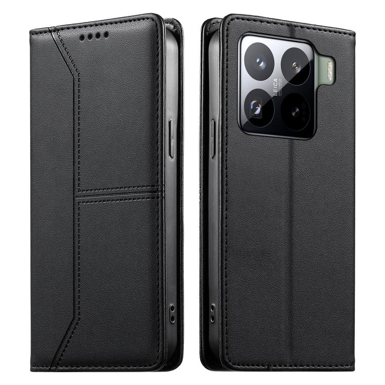 For Xiaomi 15 Pro Stitched Line Magnetic RFID Vegan Leather Phone Case(Black)
For Xiaomi 15 Pro Stitched Line Magnetic RFID Vegan Leather Phone Case(Black)