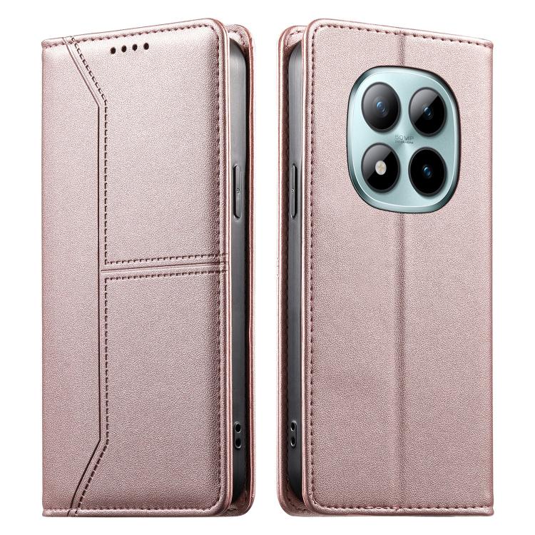 For Redmi Note 15 Pro+ 5G Global 163.3mm Stitched Line Magnetic RFID Vegan Leather Phone Case(Pink)
For Redmi Note 15 Pro+ 5G Global 163.3mm Stitched Line Magnetic RFID Vegan Leather Phone Case(Pink)