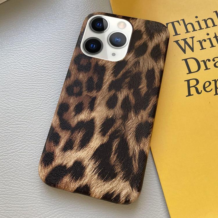 For iPhone 11 Pro Max Leopard Print Leather-Textured PU Phone Case(Brown)
For iPhone 11 Pro Max Leopard Print Leather-Textured PU Phone Case(Brown)