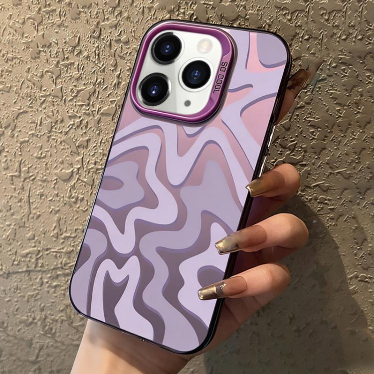 For iPhone 11 Pro Wavy Stripes Pattern Frosted IMD 2-in-1 PC Phone Case(Purple)
For iPhone 11 Pro Wavy Stripes Pattern Frosted IMD 2-in-1 PC Phone Case(Purple)