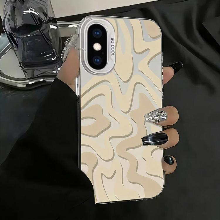 For iPhone XS Max Wavy Stripes Pattern Frosted IMD 2-in-1 PC Phone Case(Khaki)
For iPhone XS Max Wavy Stripes Pattern Frosted IMD 2-in-1 PC Phone Case(Khaki)