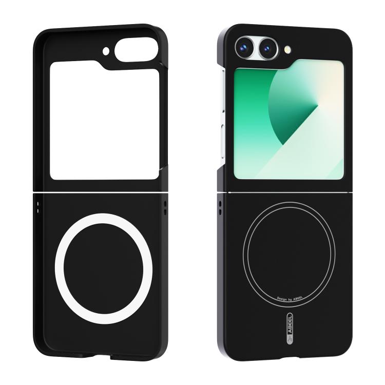 For Samsung Galaxy Z Flip6 ABEEL Skin-friendly Feel Magsafe Liquid Silicone Phone Case(Black)
For Samsung Galaxy Z Flip6 ABEEL Skin-friendly Feel Magsafe Liquid Silicone Phone Case(Black)