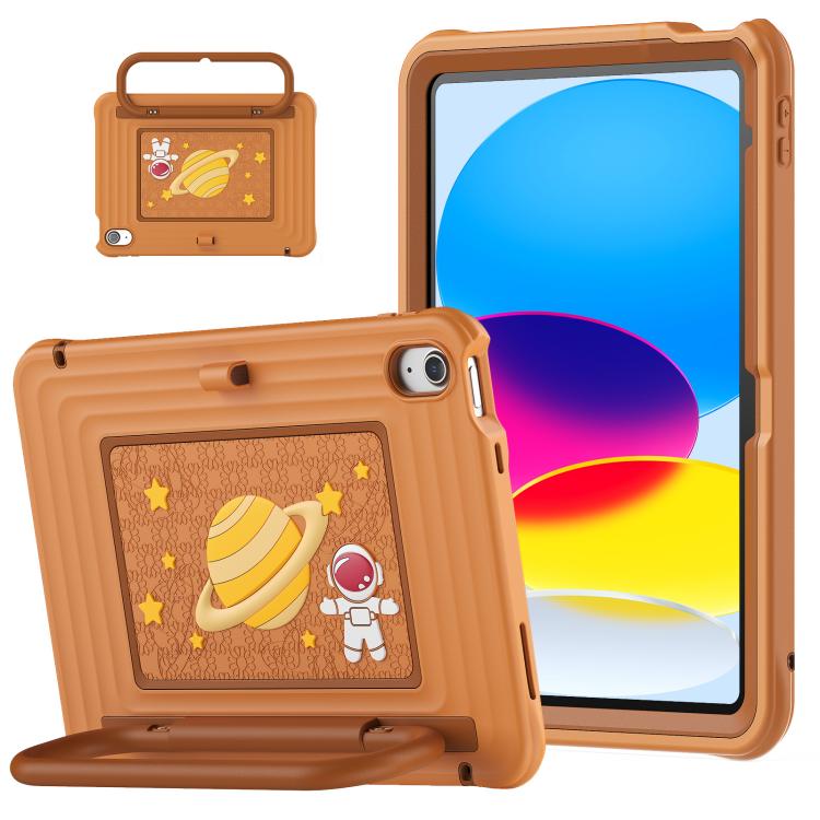 For iPad 2025 / 2022 Handle Holder Silicone Hybrid PC Tablet Case with Shoulder Strap(Brown)
For iPad 2025 / 2022 Handle Holder Silicone Hybrid PC Tablet Case with Shoulder Strap(Brown)