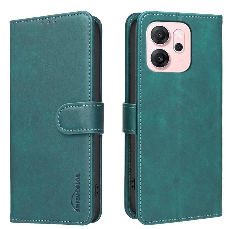 For OPPO Reno14 F 5G Solid Color Calfskin Texture RFID Vegan Leather Phone Case(Green)
For OPPO Reno14 F 5G Solid Color Calfskin Texture RFID Vegan Leather Phone Case(Green)