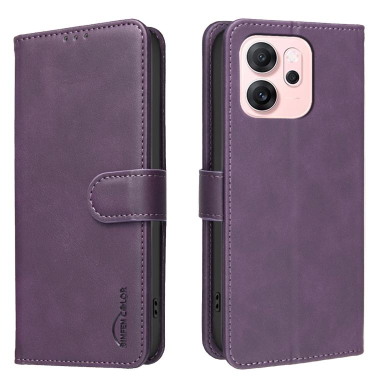 For OPPO Reno14 F 5G Solid Color Calfskin Texture RFID Vegan Leather Phone Case(Purple)
For OPPO Reno14 F 5G Solid Color Calfskin Texture RFID Vegan Leather Phone Case(Purple)