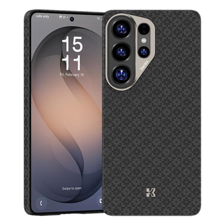 For Samsung Galaxy S26 Ultra 5G Benks Color Shield C1 Classic Kevlar Woven MagSafe Phone Case(Black)
For Samsung Galaxy S26 Ultra 5G Benks Color Shield C1 Classic Kevlar Woven MagSafe Phone Case(Black)