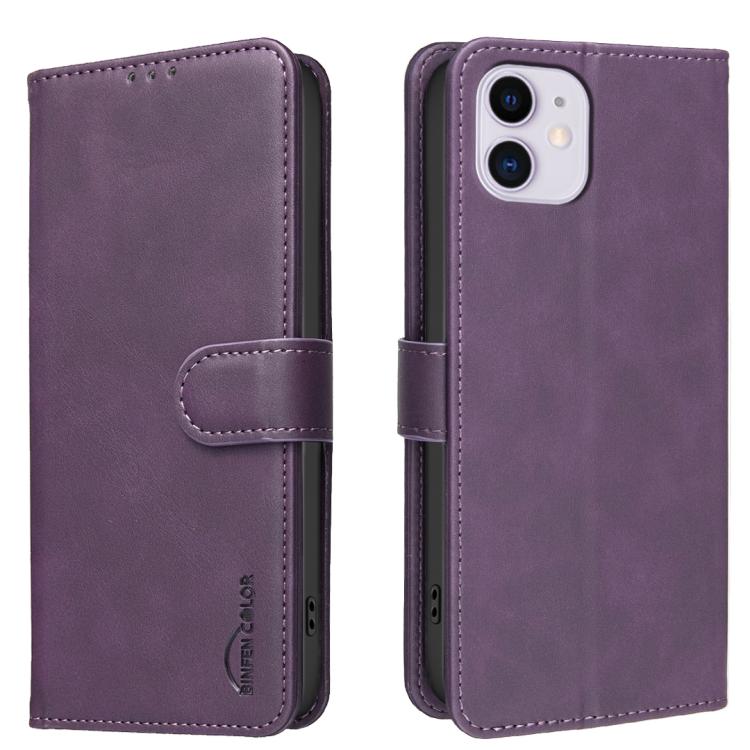 For iPhone 12 Solid Color Calfskin Texture RFID Vegan Leather Phone Case(Purple)
For iPhone 12 Solid Color Calfskin Texture RFID Vegan Leather Phone Case(Purple)