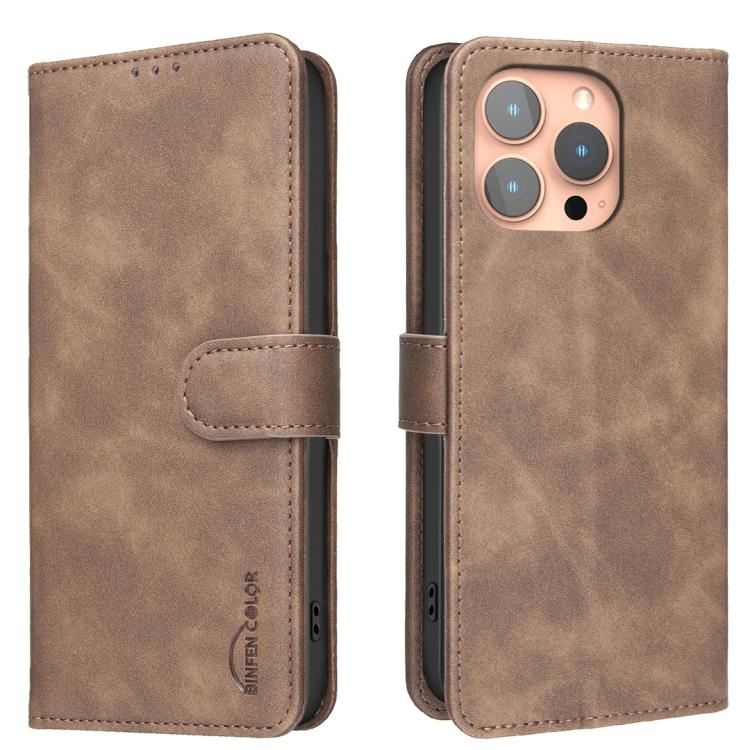 For iPhone 15 Pro Max Solid Color Calfskin Texture RFID Vegan Leather Phone Case(Brown)
For iPhone 15 Pro Max Solid Color Calfskin Texture RFID Vegan Leather Phone Case(Brown)