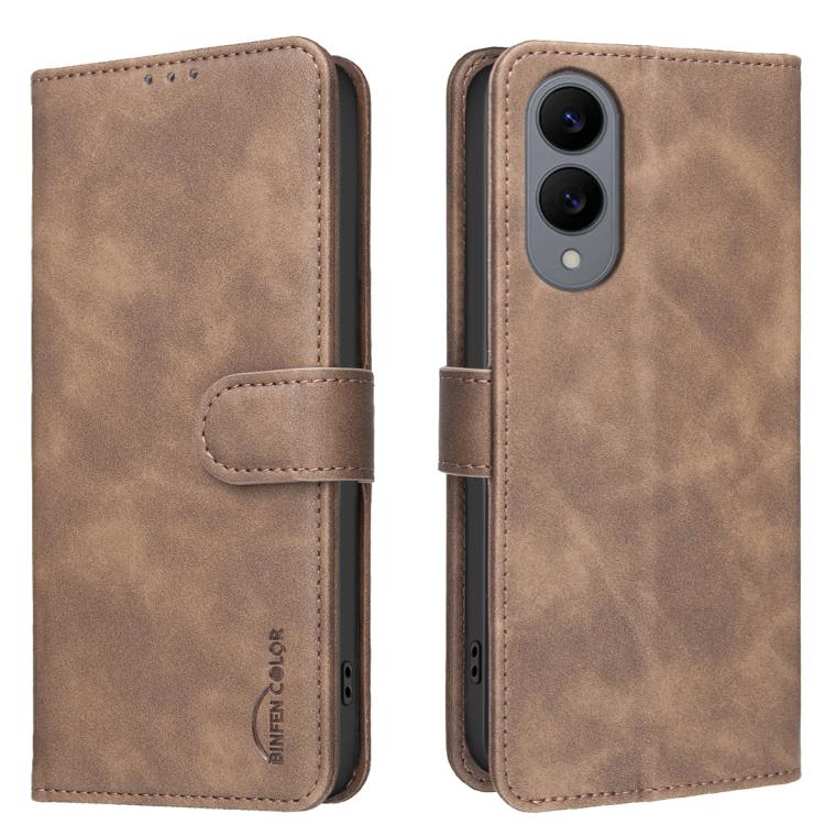 For Samsung Galaxy S25 Edge 5G Solid Color Calfskin Texture RFID Vegan Leather Phone Case(Brown)
For Samsung Galaxy S25 Edge 5G Solid Color Calfskin Texture RFID Vegan Leather Phone Case(Brown)