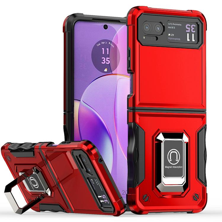 For Motorola Razr 40 Non-slip Shockproof Armor Phone Case with Ring Holder(Red)
For Motorola Razr 40 Non-slip Shockproof Armor Phone Case with Ring Holder(Red)