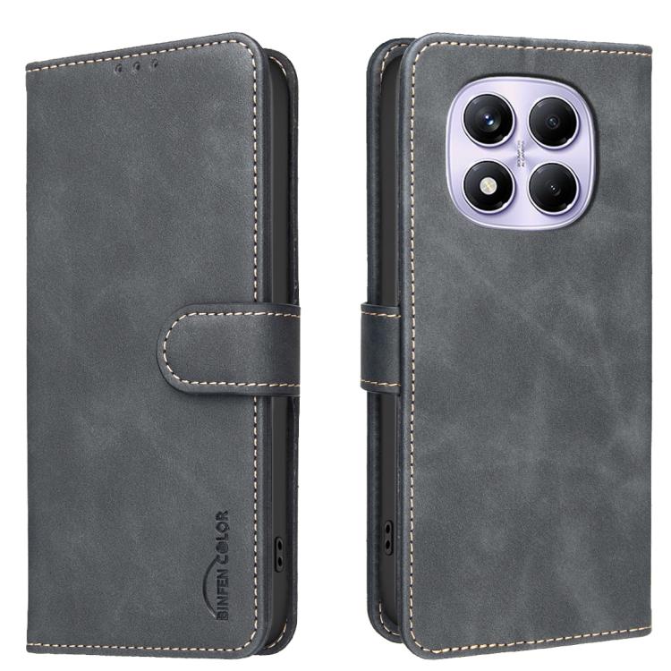 For Redmi Note 14 Pro 4G Solid Color Calfskin Texture RFID Vegan Leather Phone Case(Black)
For Redmi Note 14 Pro 4G Solid Color Calfskin Texture RFID Vegan Leather Phone Case(Black)