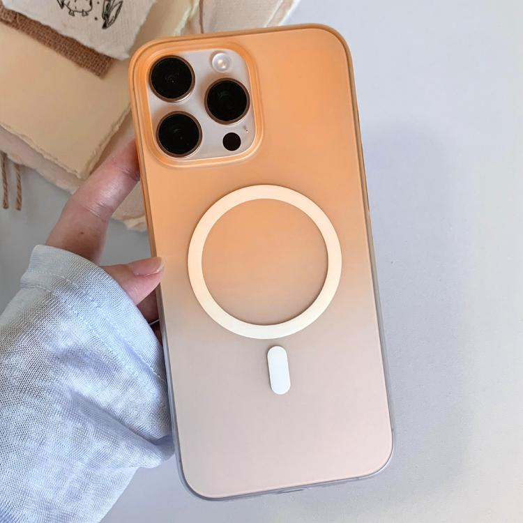 For iPhone 16 Pro Max Frosted Gradient TPU Magnetic Phone Case(Orange)
For iPhone 16 Pro Max Frosted Gradient TPU Magnetic Phone Case(Orange)